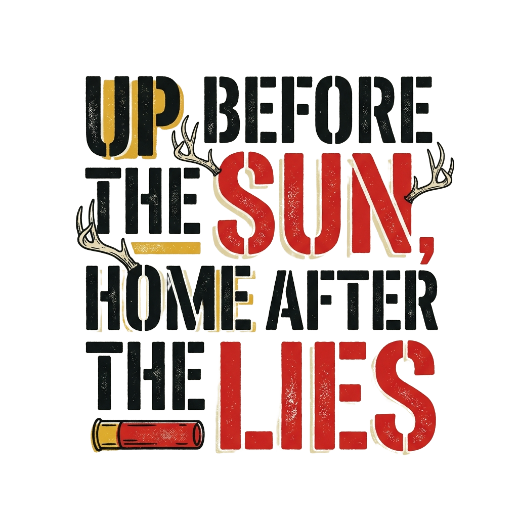 up before the sun, home after the lies