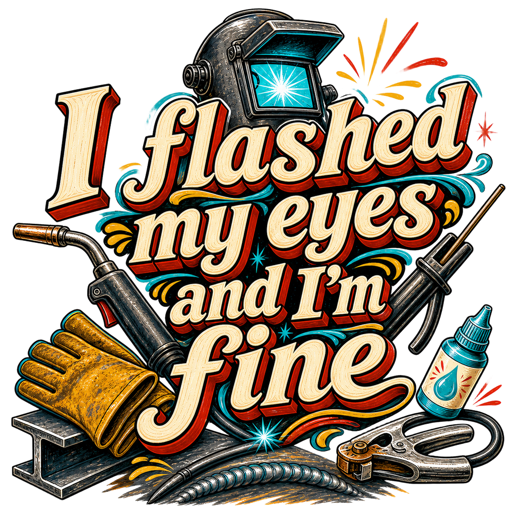 I flashed my eyes and I'm fine