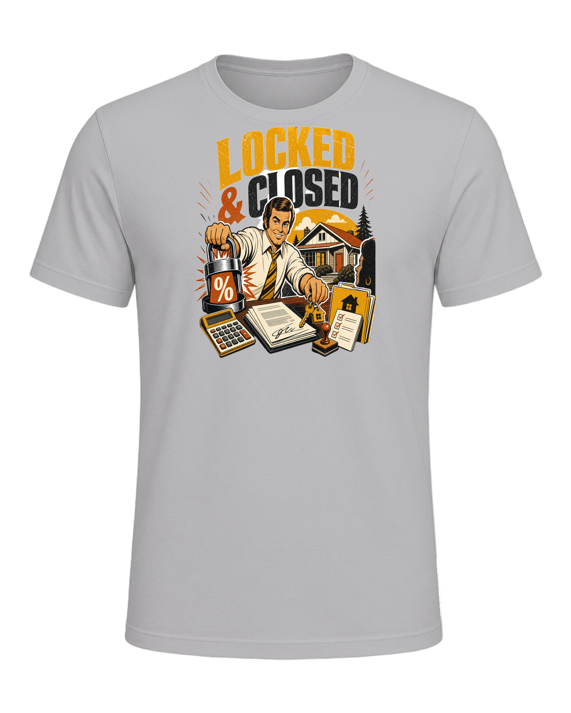 LOCKED & CLOSED — Athletic Heather