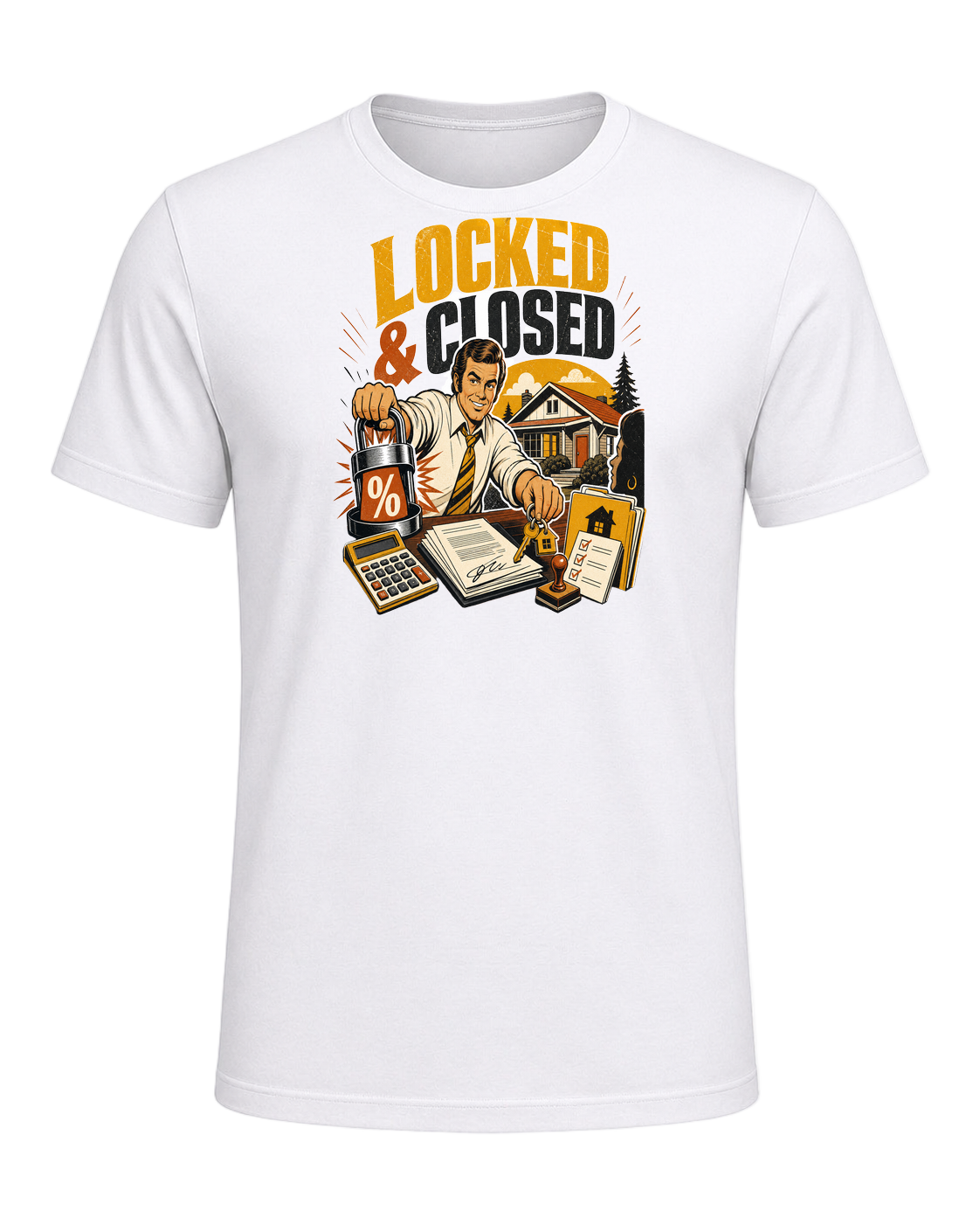LOCKED & CLOSED — White