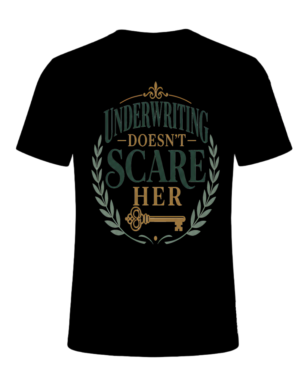 UNDERWRITING DOESN'T SCARE HER — Black