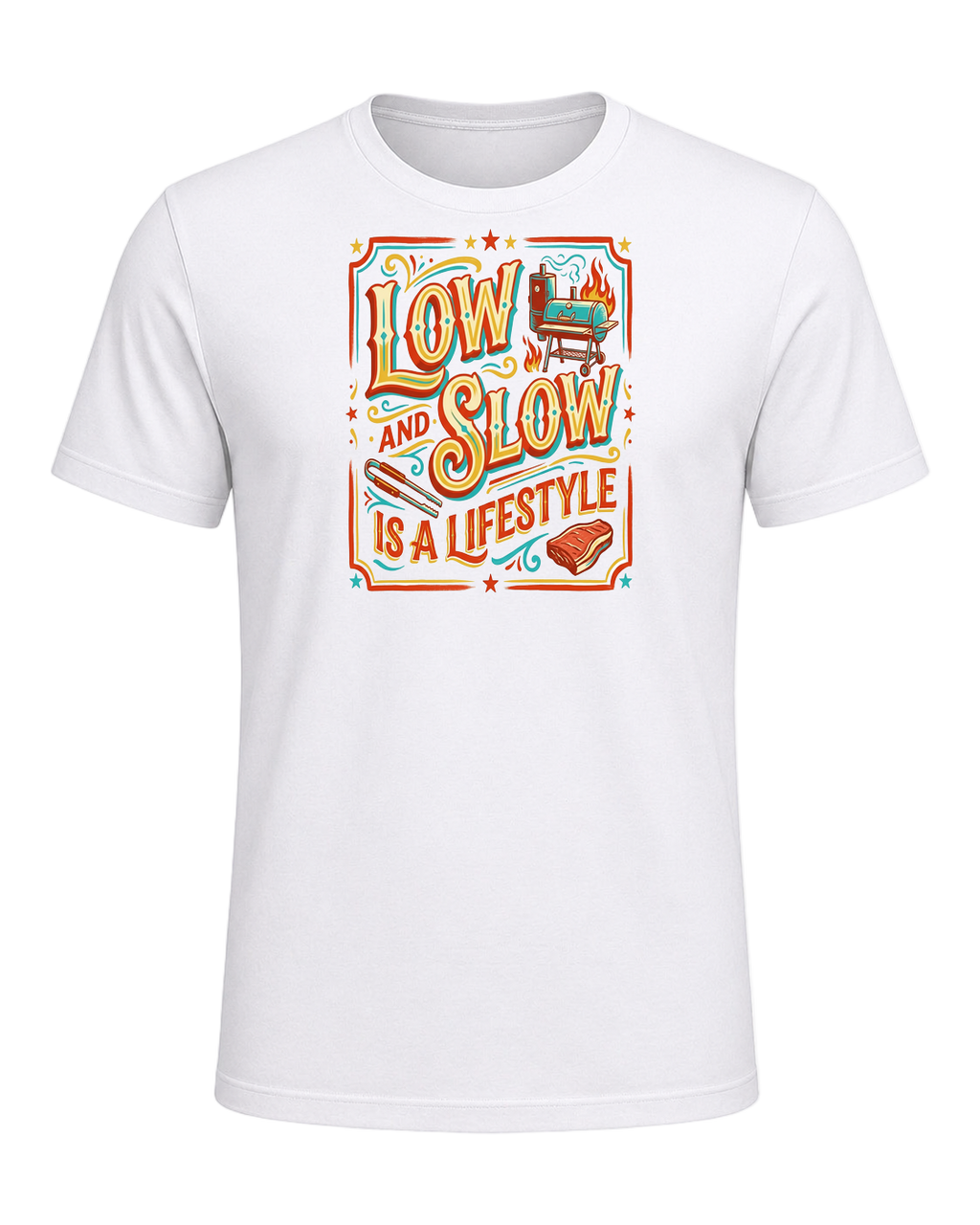 LOW AND SLOW IS A LIFESTYLE — White