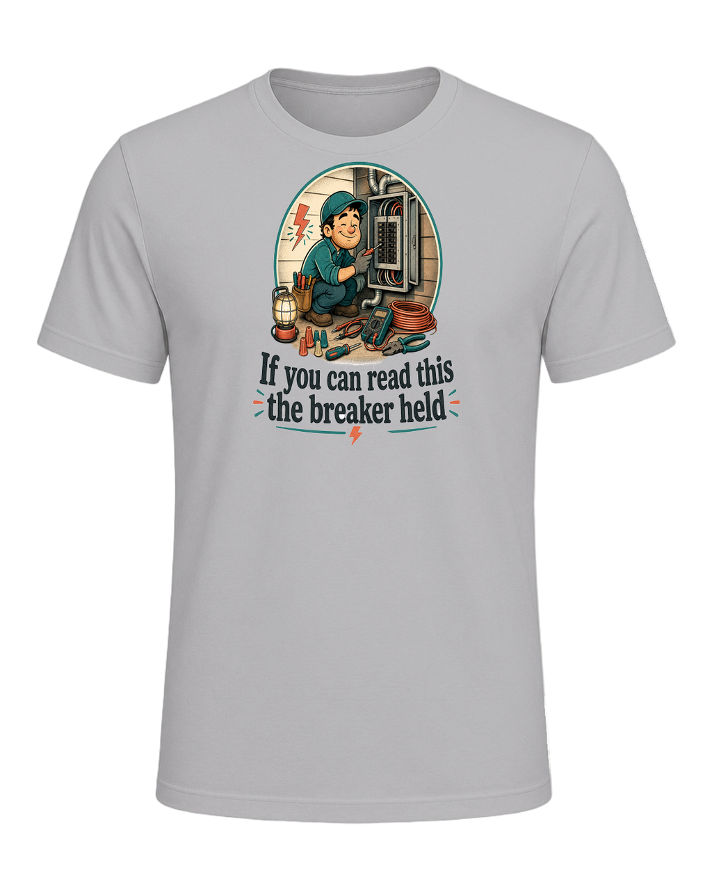 If you can read this the breaker held — Athletic Heather