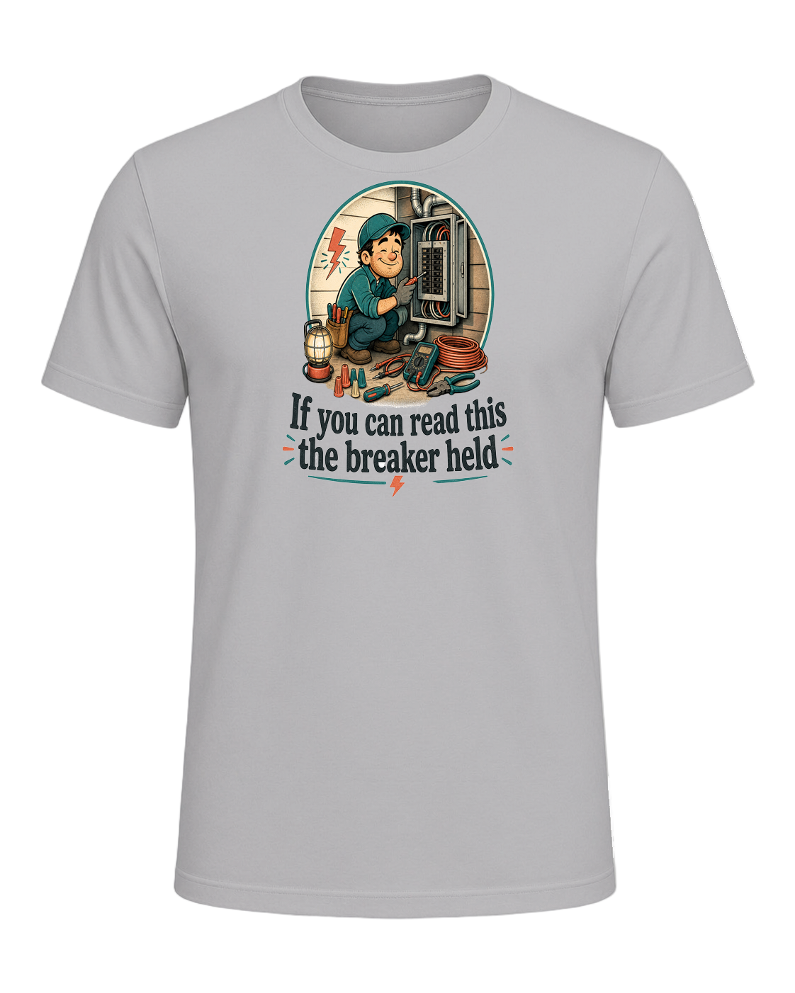 If you can read this the breaker held — Athletic Heather