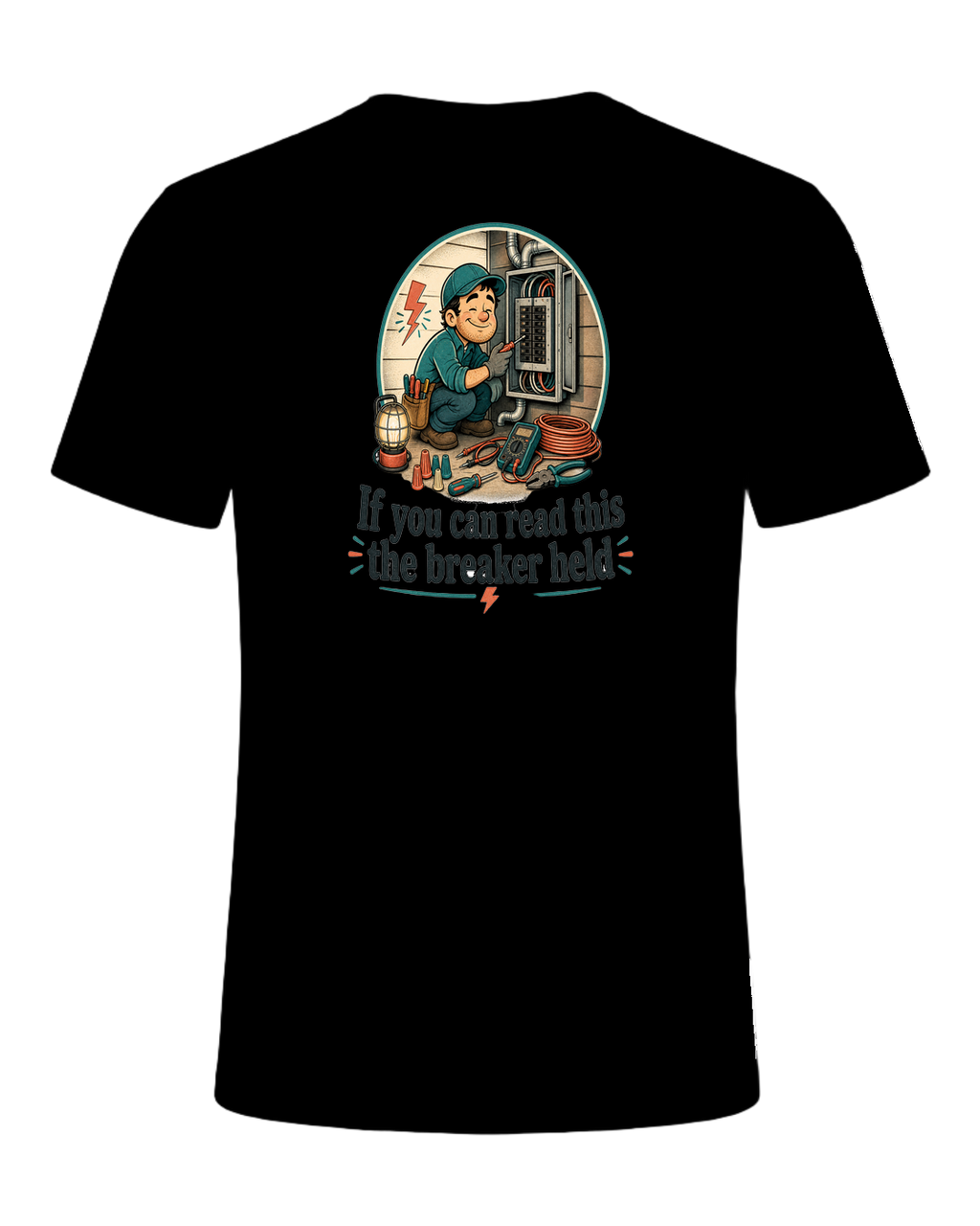 If you can read this the breaker held — Black