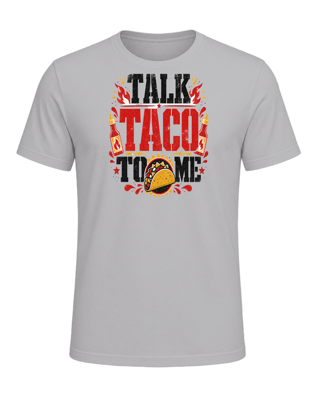 TALK TACO TO ME — Athletic Heather