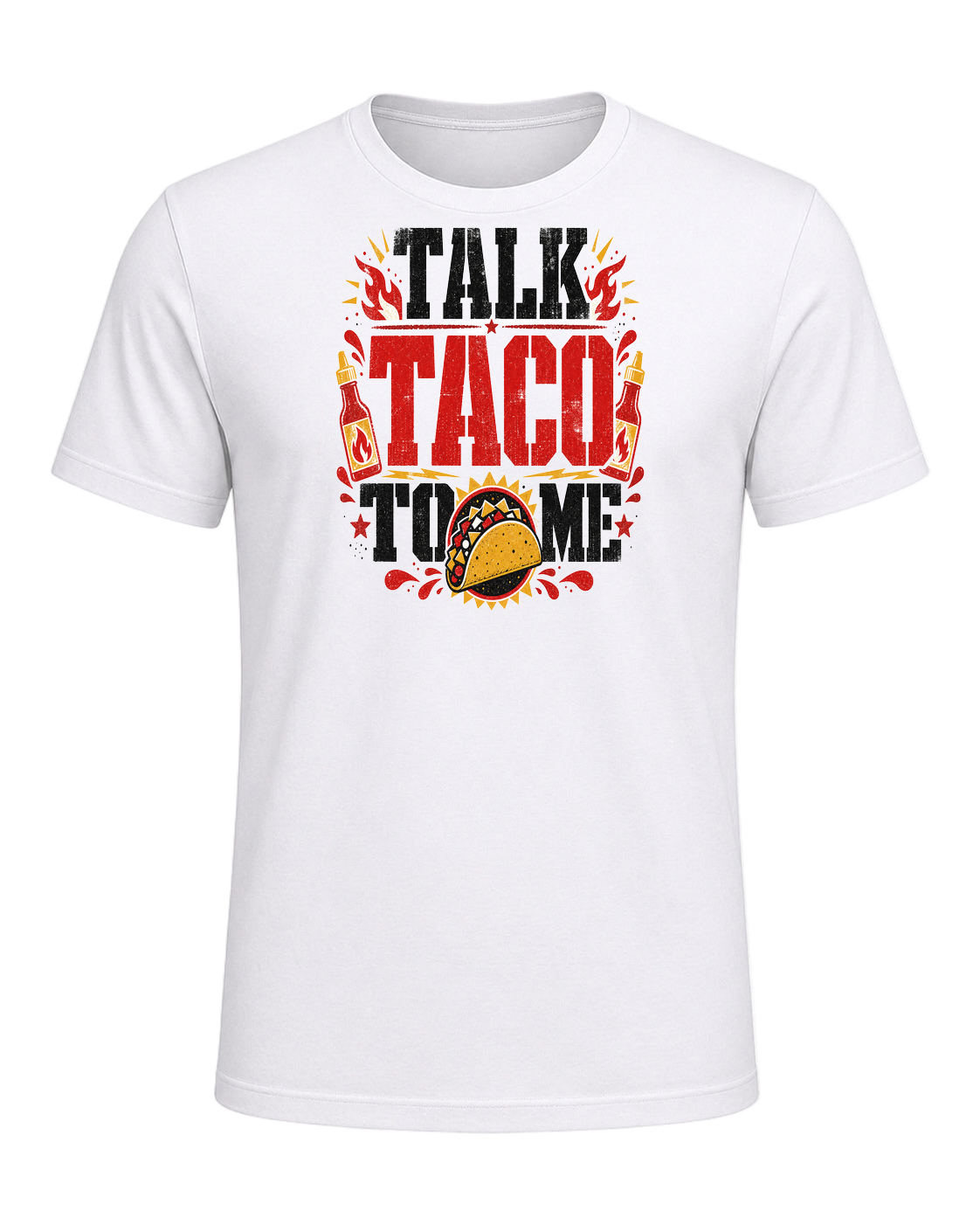 TALK TACO TO ME — White