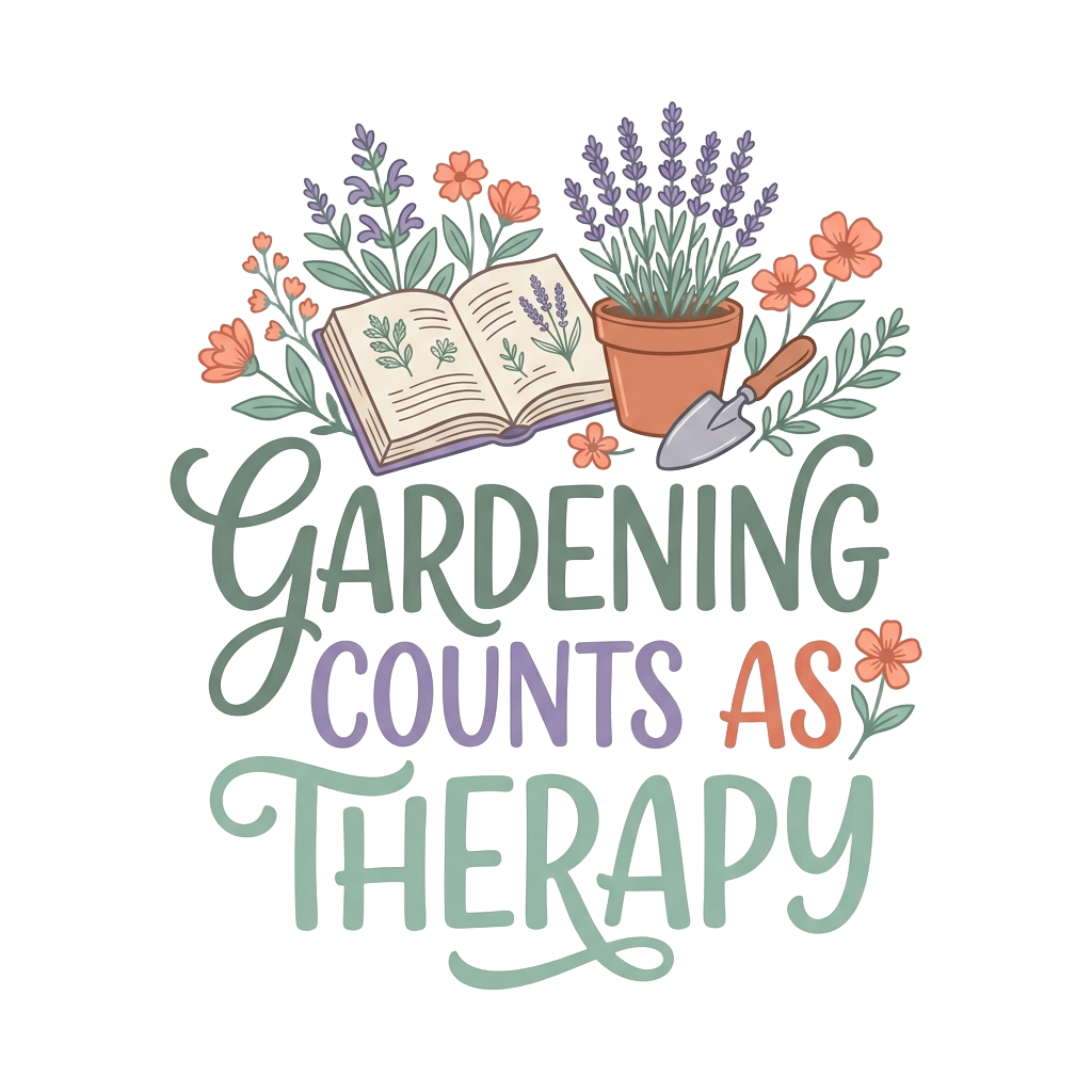 GARDENING COUNTS AS THERAPY