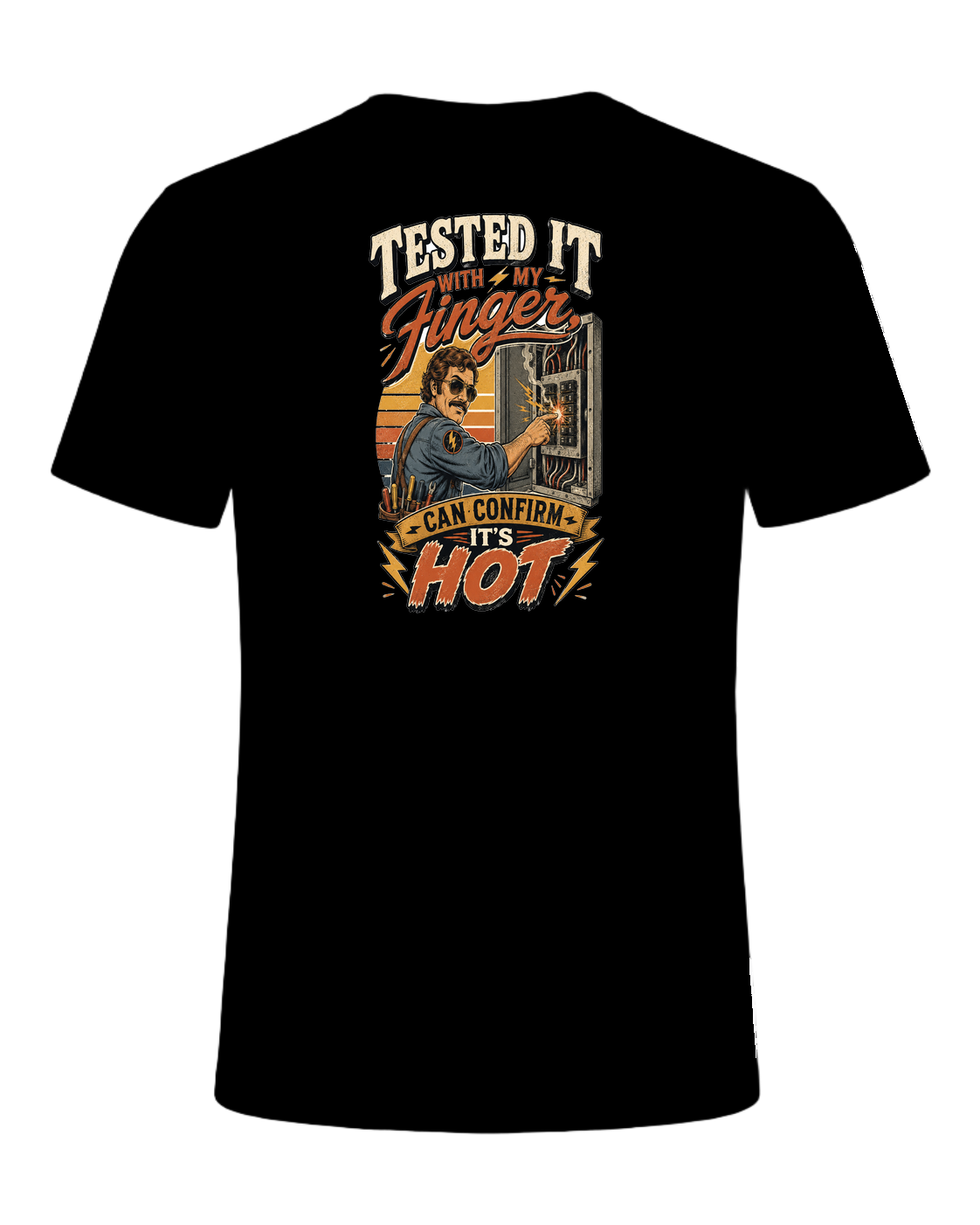Tested it with my finger, can confirm it's hot — Black