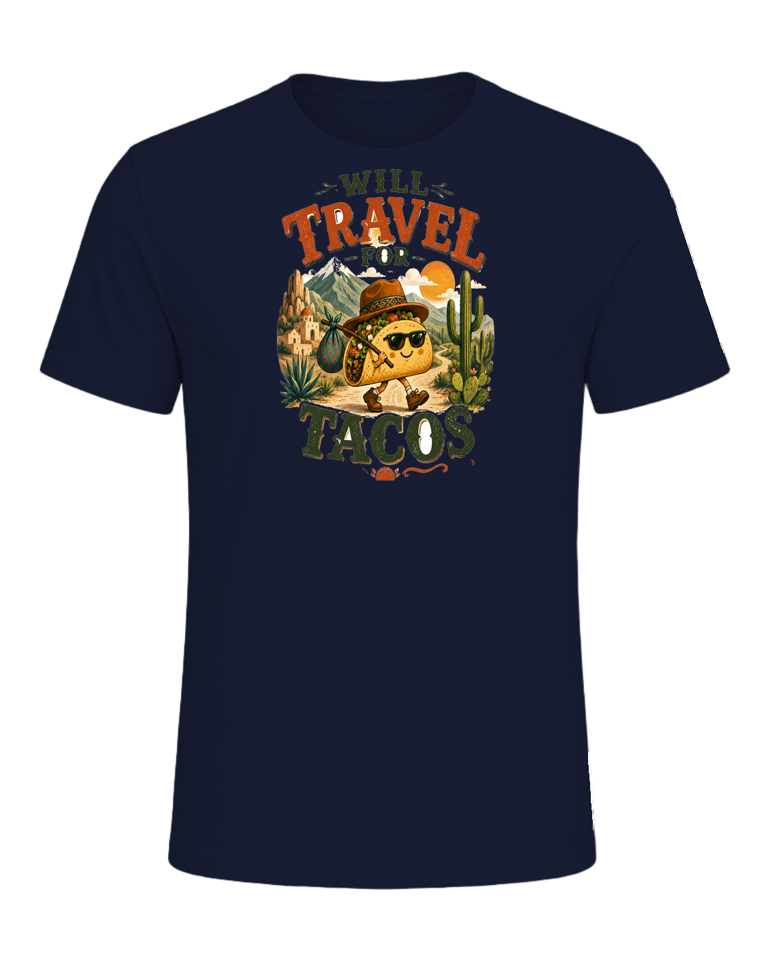 WILL TRAVEL FOR TACOS — Navy