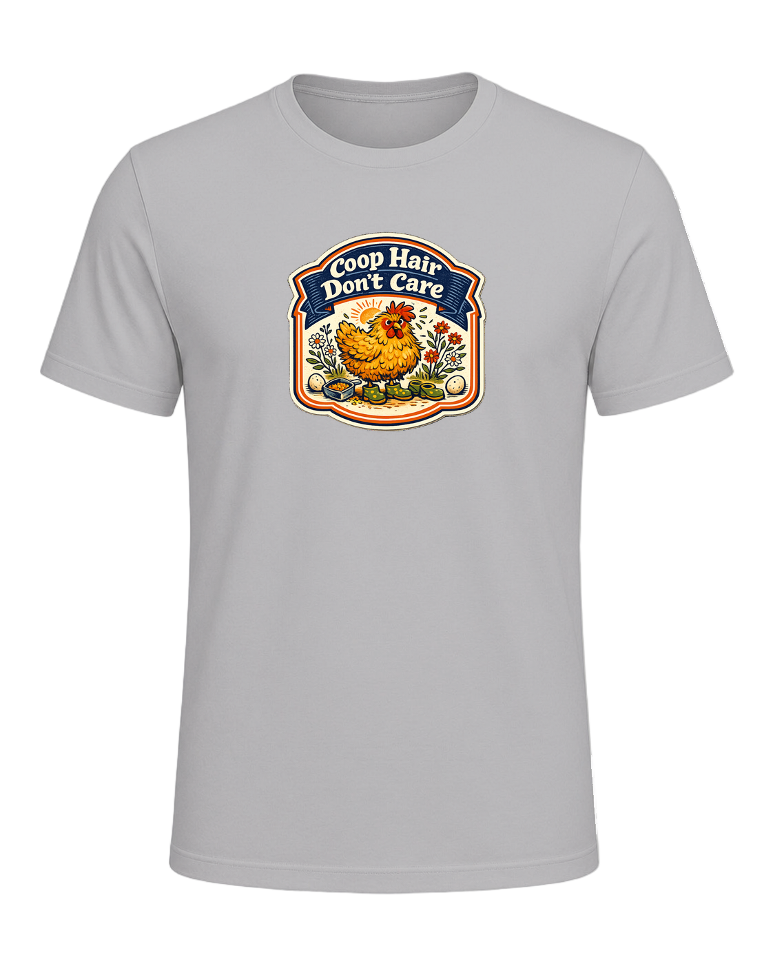 Coop Hair Don't Care Tee — Athletic Heather