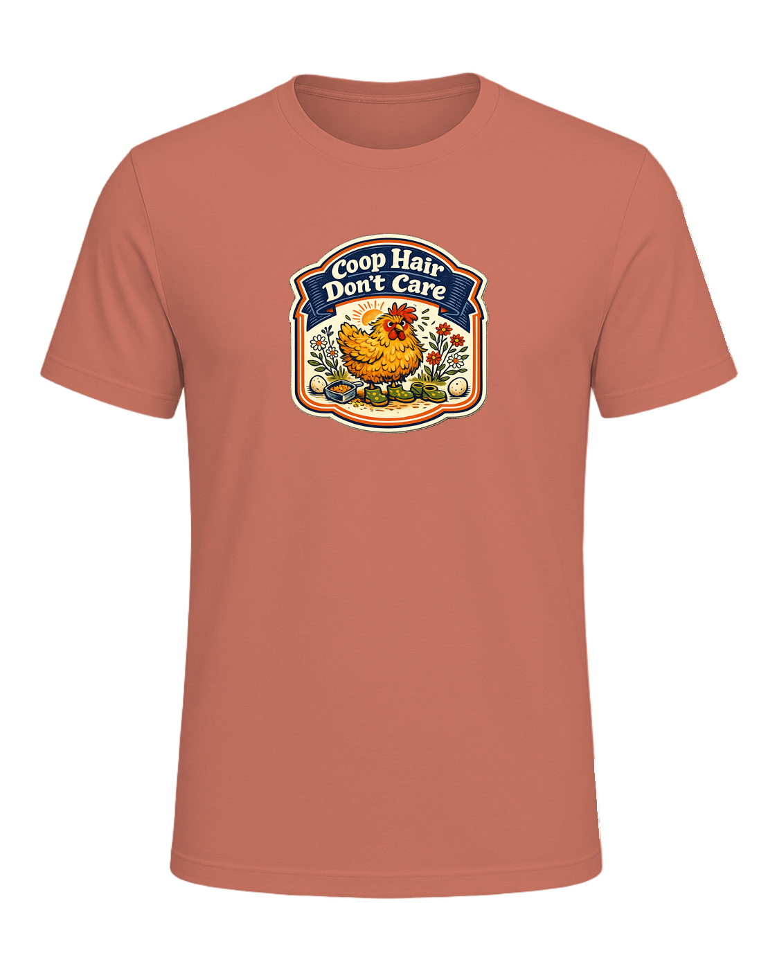 Coop Hair Don't Care Tee — Heather Clay