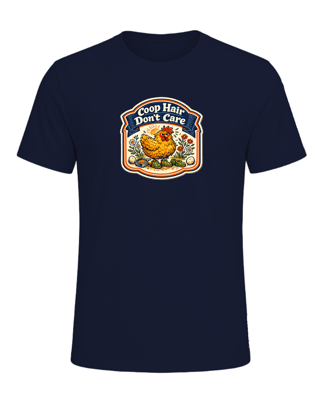 Coop Hair Don't Care Tee — Navy