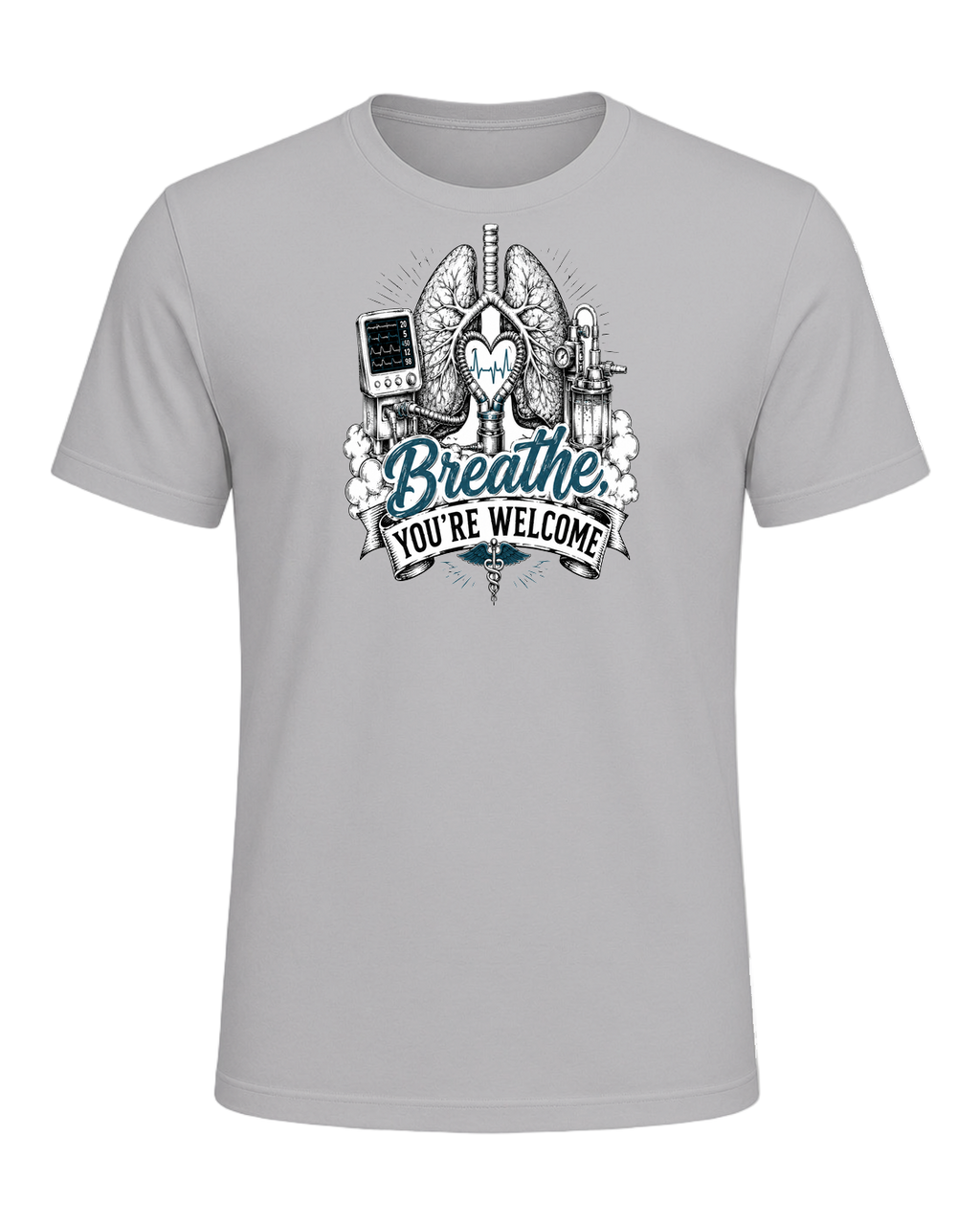 Breathe, you're welcome — Athletic Heather