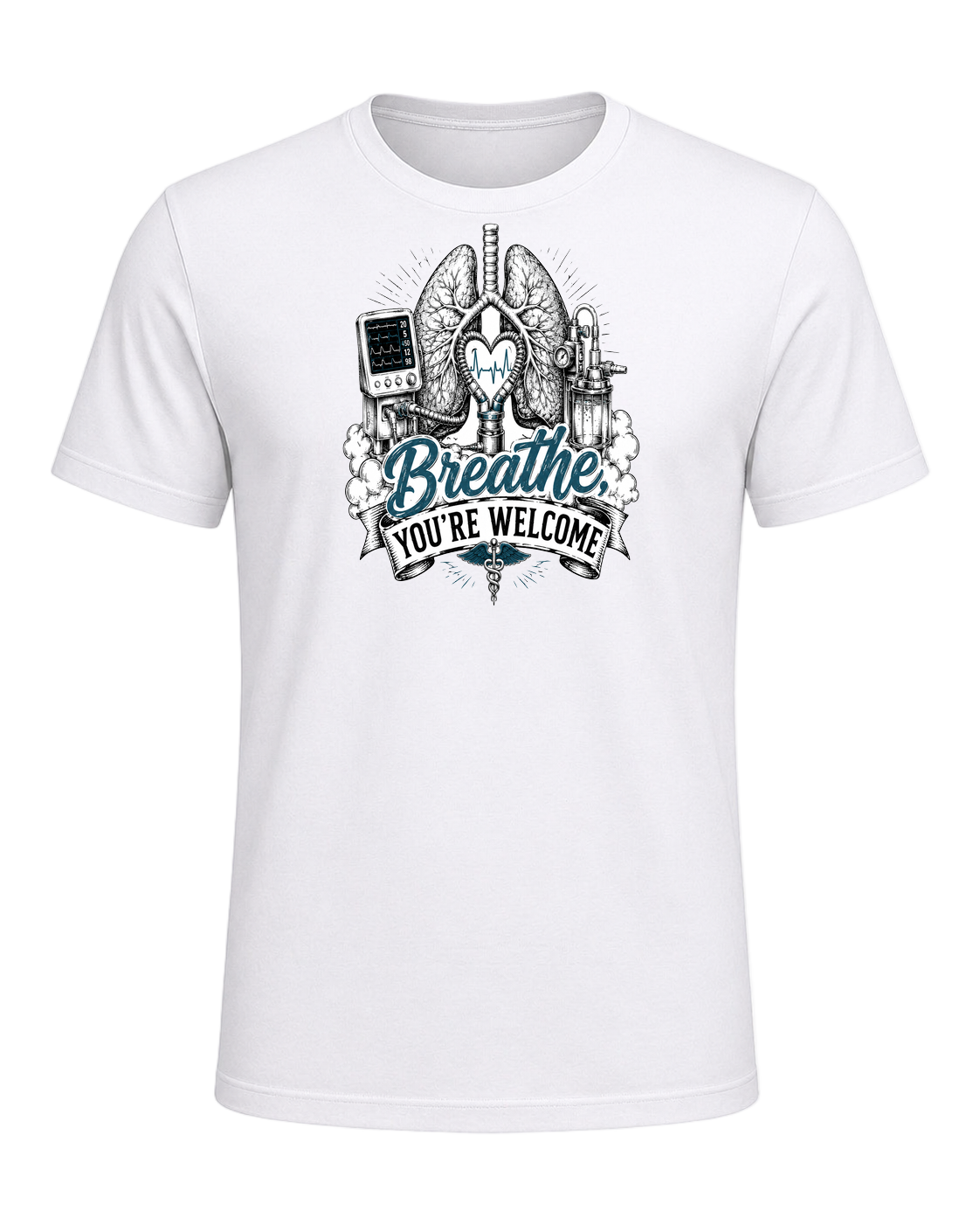 Breathe, you're welcome — White