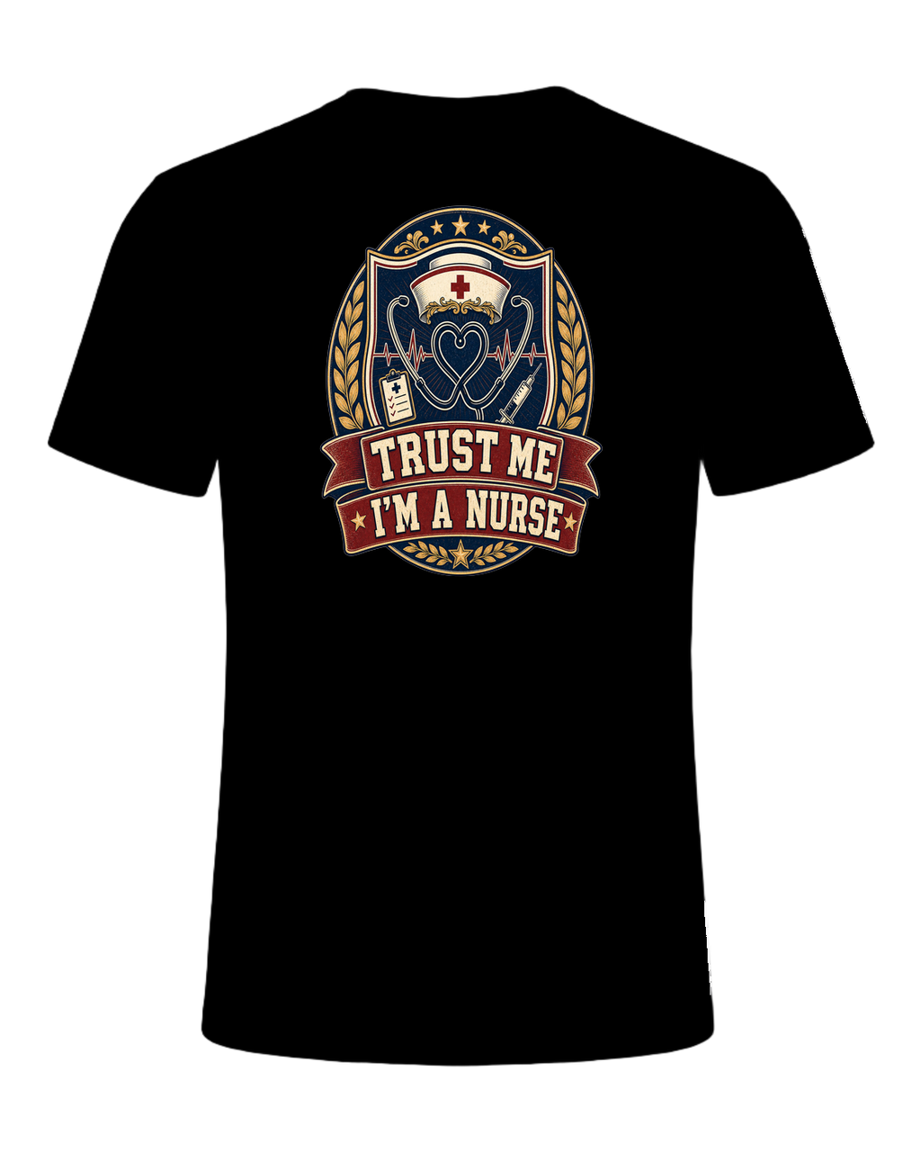 TRUST ME I'M A NURSE — Black