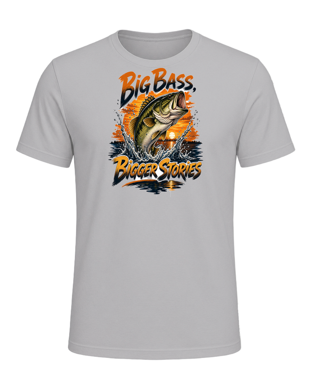Bass Fishing Obsessed — Athletic Heather
