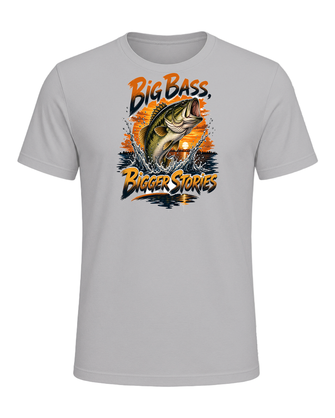 Bass Fishing Obsessed — Athletic Heather