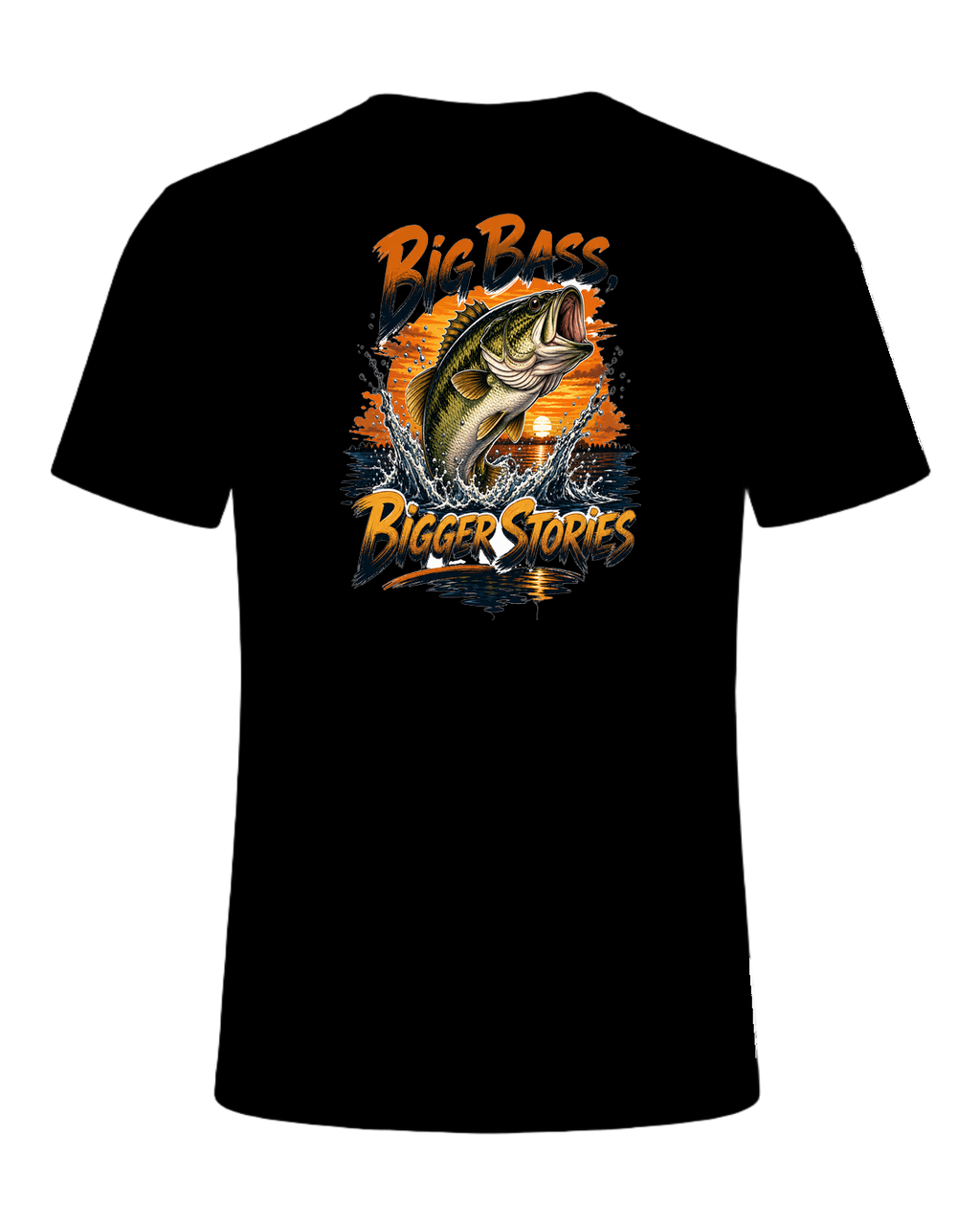 Bass Fishing Obsessed — Black