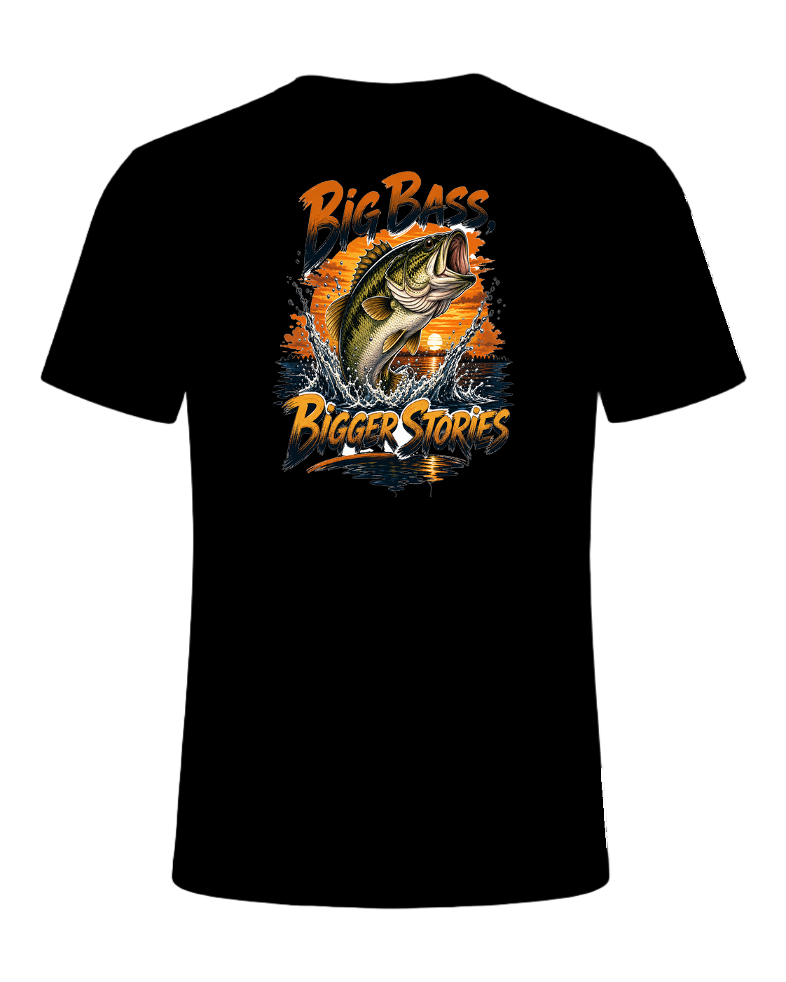 Bass Fishing Obsessed — Black