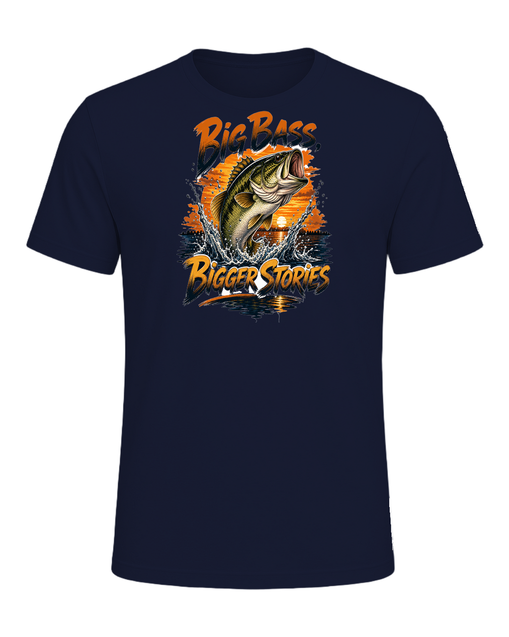 Bass Fishing Obsessed — Navy