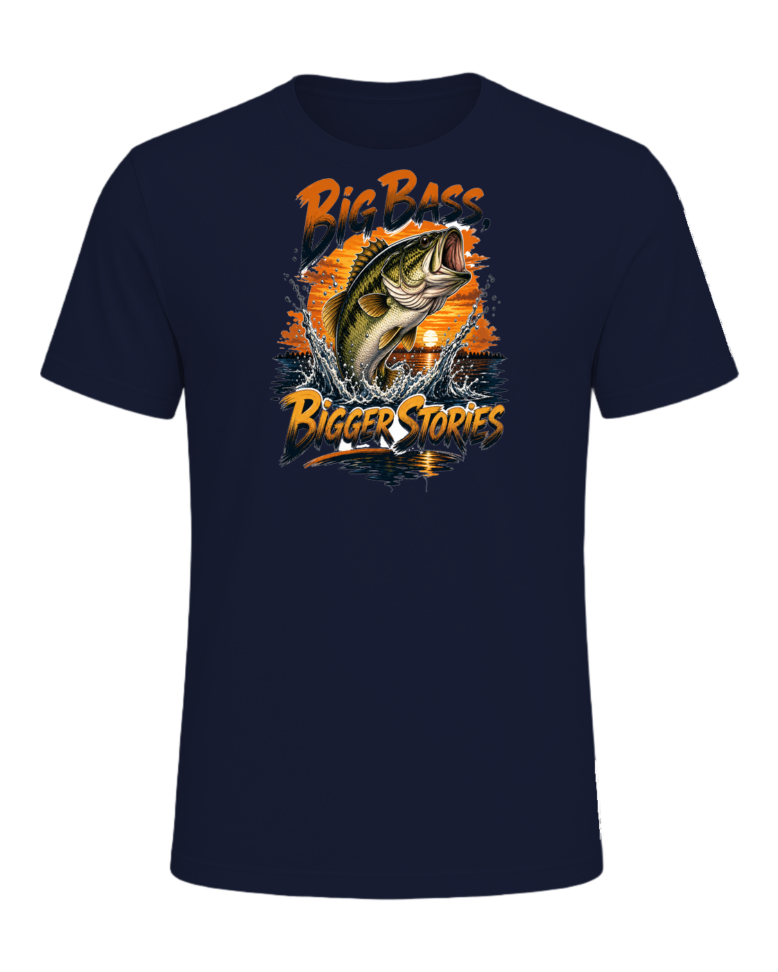 Bass Fishing Obsessed — Navy