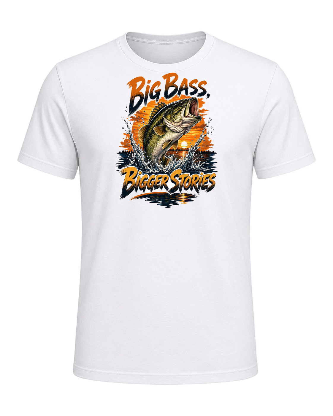 Bass Fishing Obsessed — White