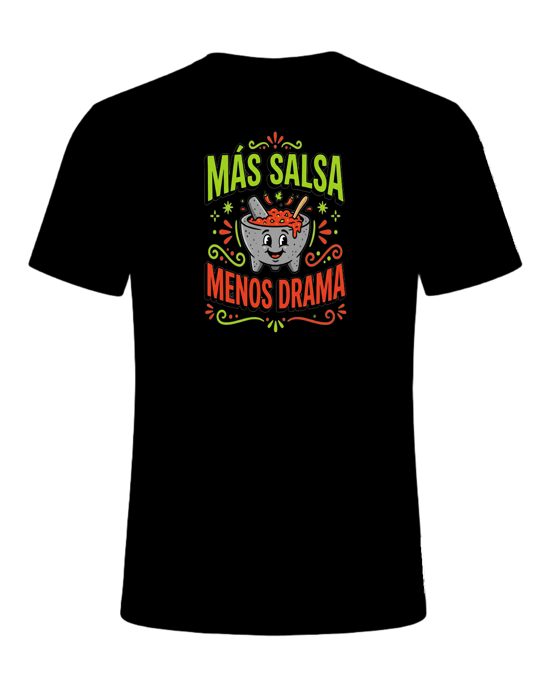 Más Salsa Menos Drama — Black