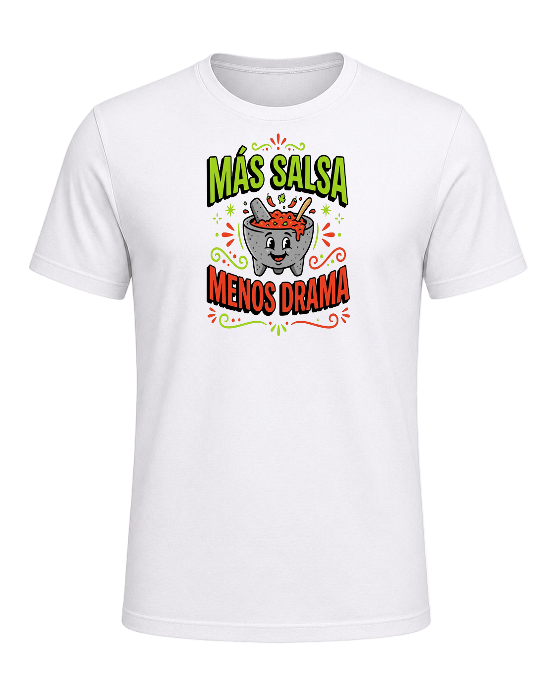 Más Salsa Menos Drama — White