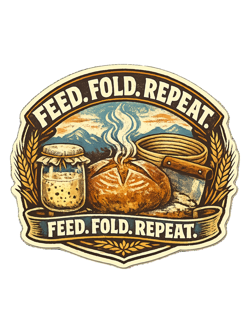 Feed. Fold. Repeat. Tee