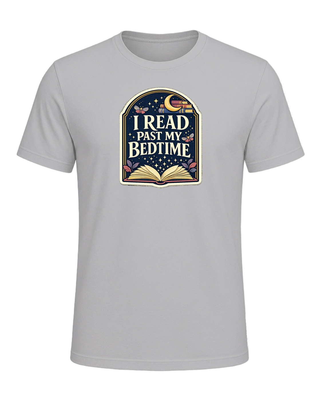 I Read Past My Bedtime Tee — Athletic Heather