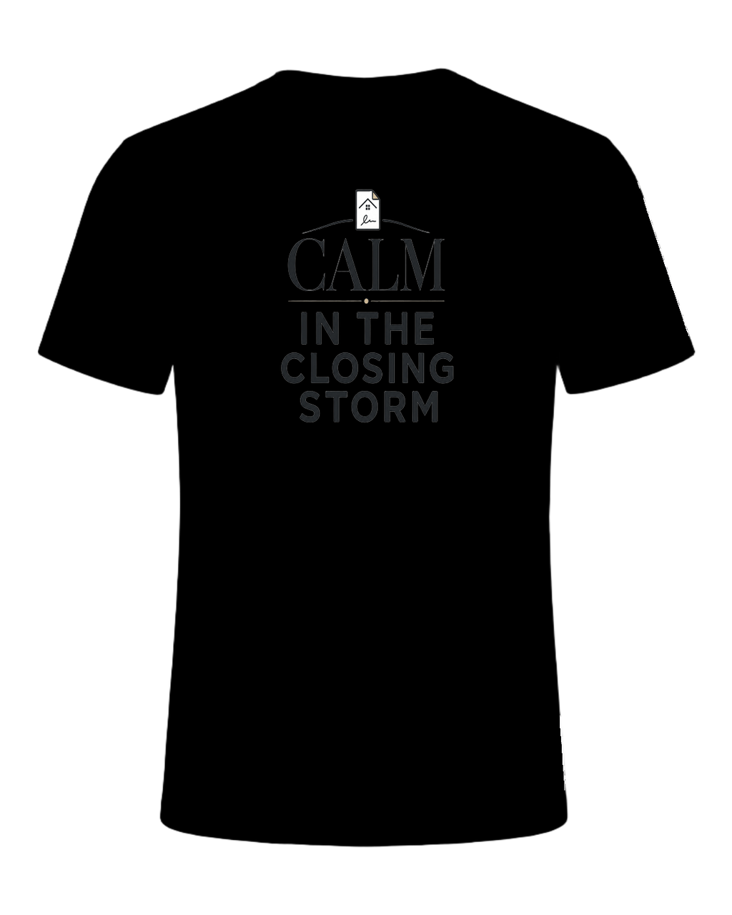 CALM IN THE CLOSING STORM — Black