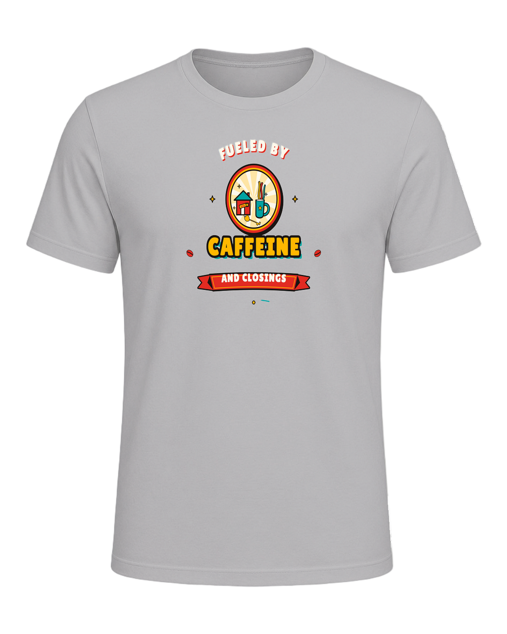 FUELED BY CAFFEINE AND CLOSINGS — Athletic Heather