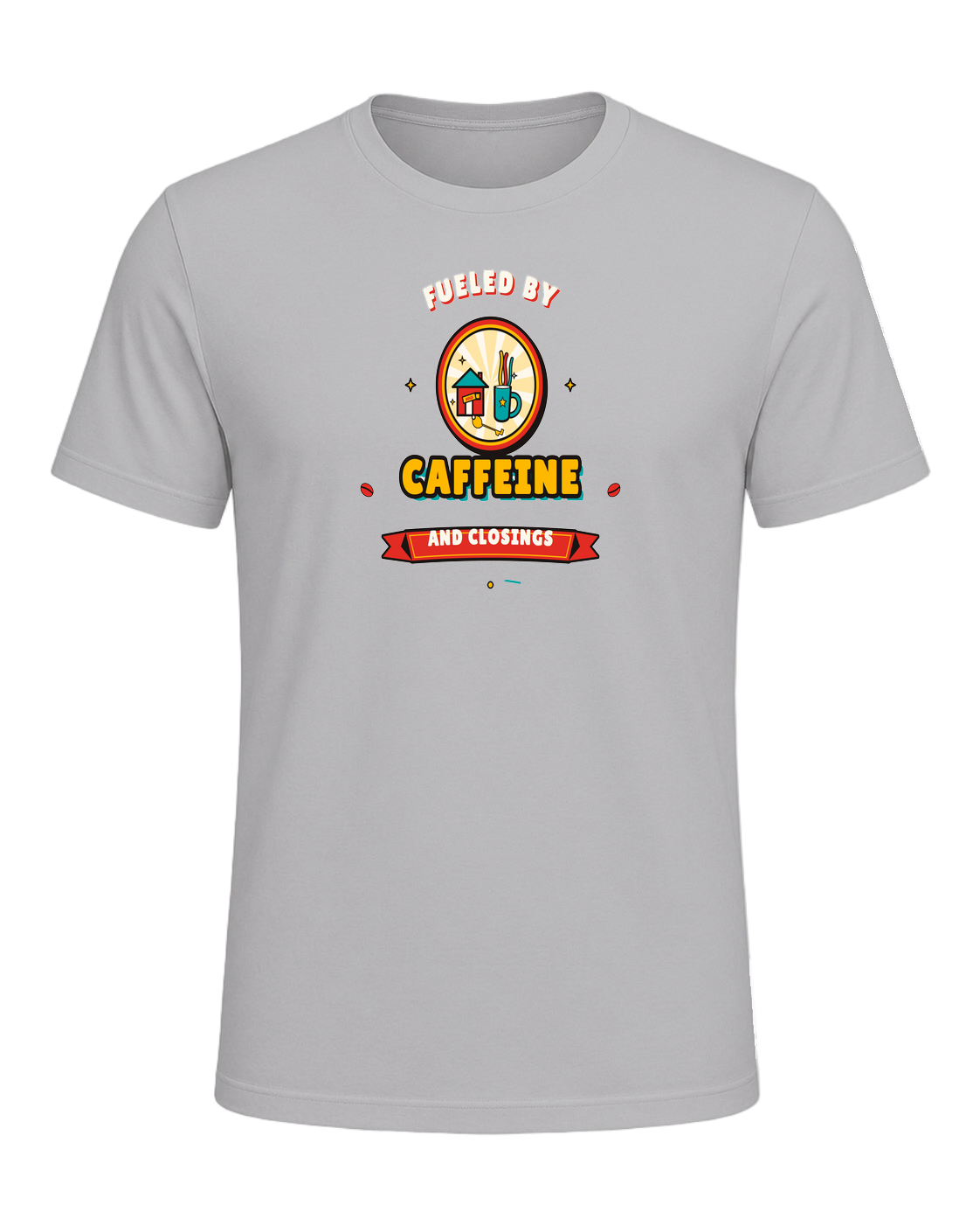 FUELED BY CAFFEINE AND CLOSINGS — Athletic Heather