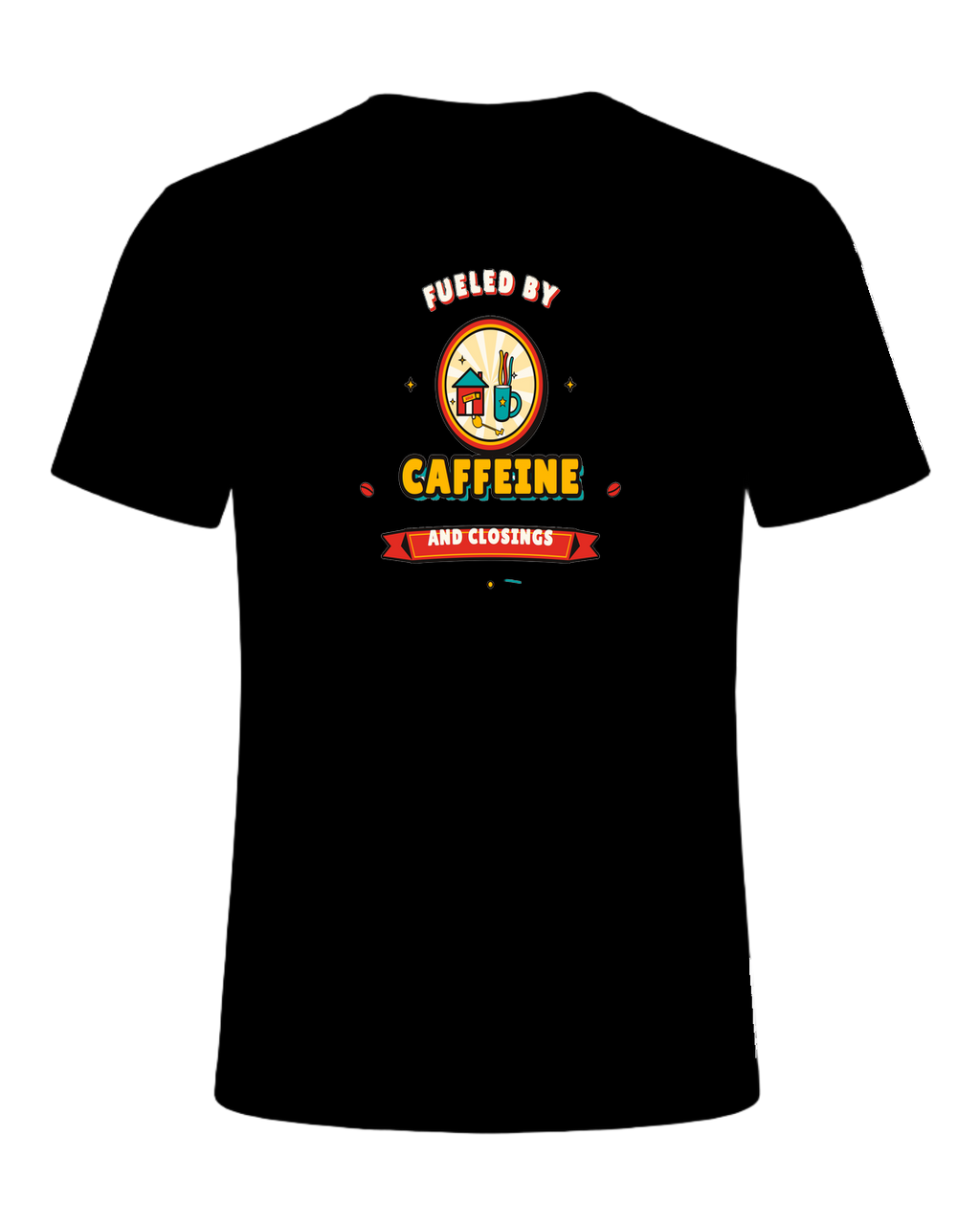 FUELED BY CAFFEINE AND CLOSINGS — Black
