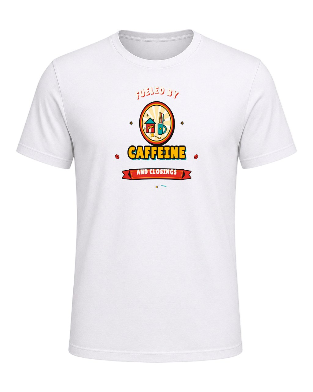 FUELED BY CAFFEINE AND CLOSINGS — White