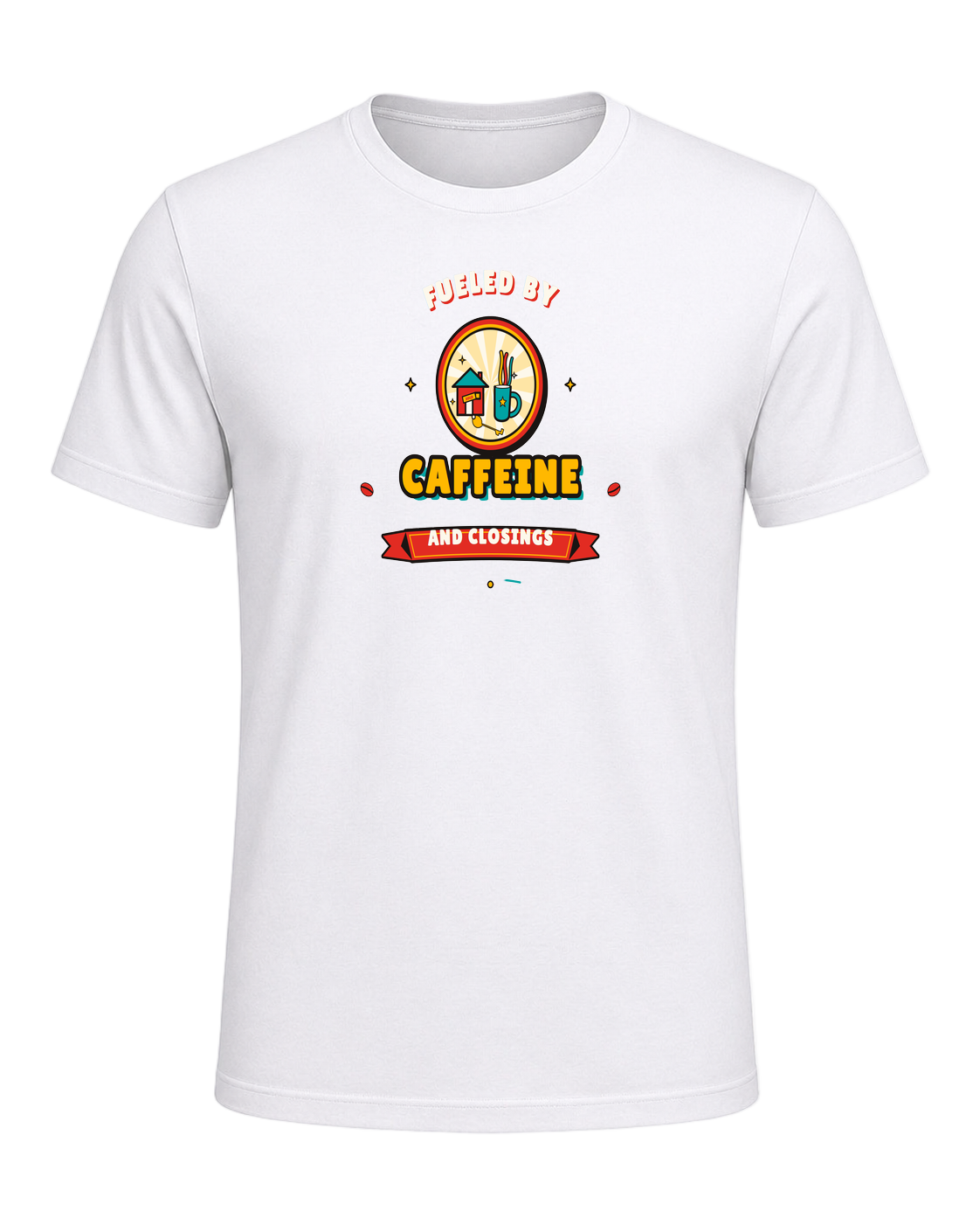 FUELED BY CAFFEINE AND CLOSINGS — White