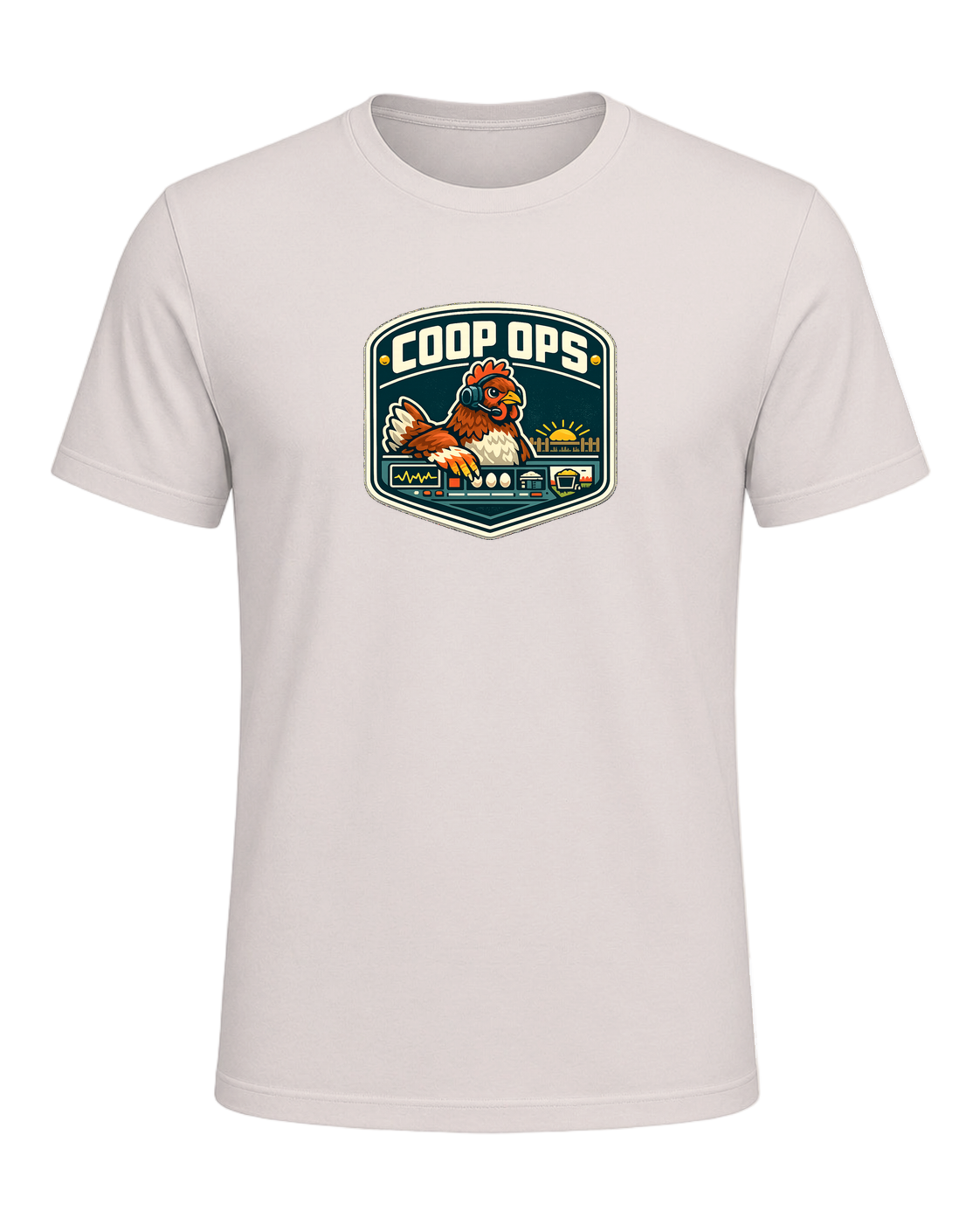 Coop Ops Tee — Heather Dust
