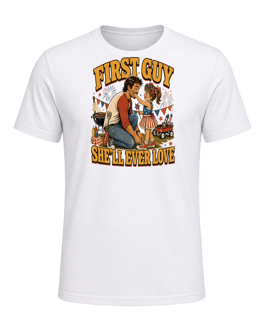 FIRST GUY SHE'LL EVER LOVE — White