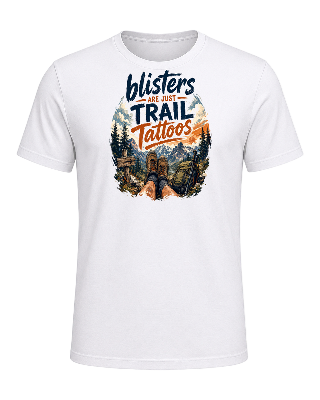 blisters are just trail tattoos — White