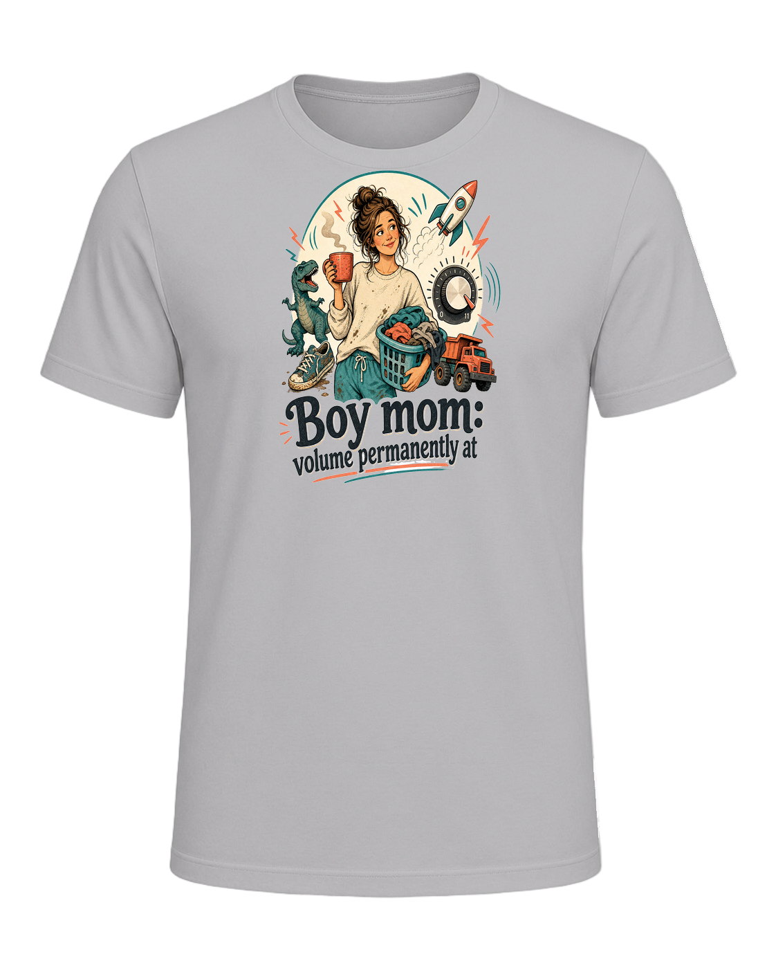 Boy mom: volume permanently at 11 — Athletic Heather