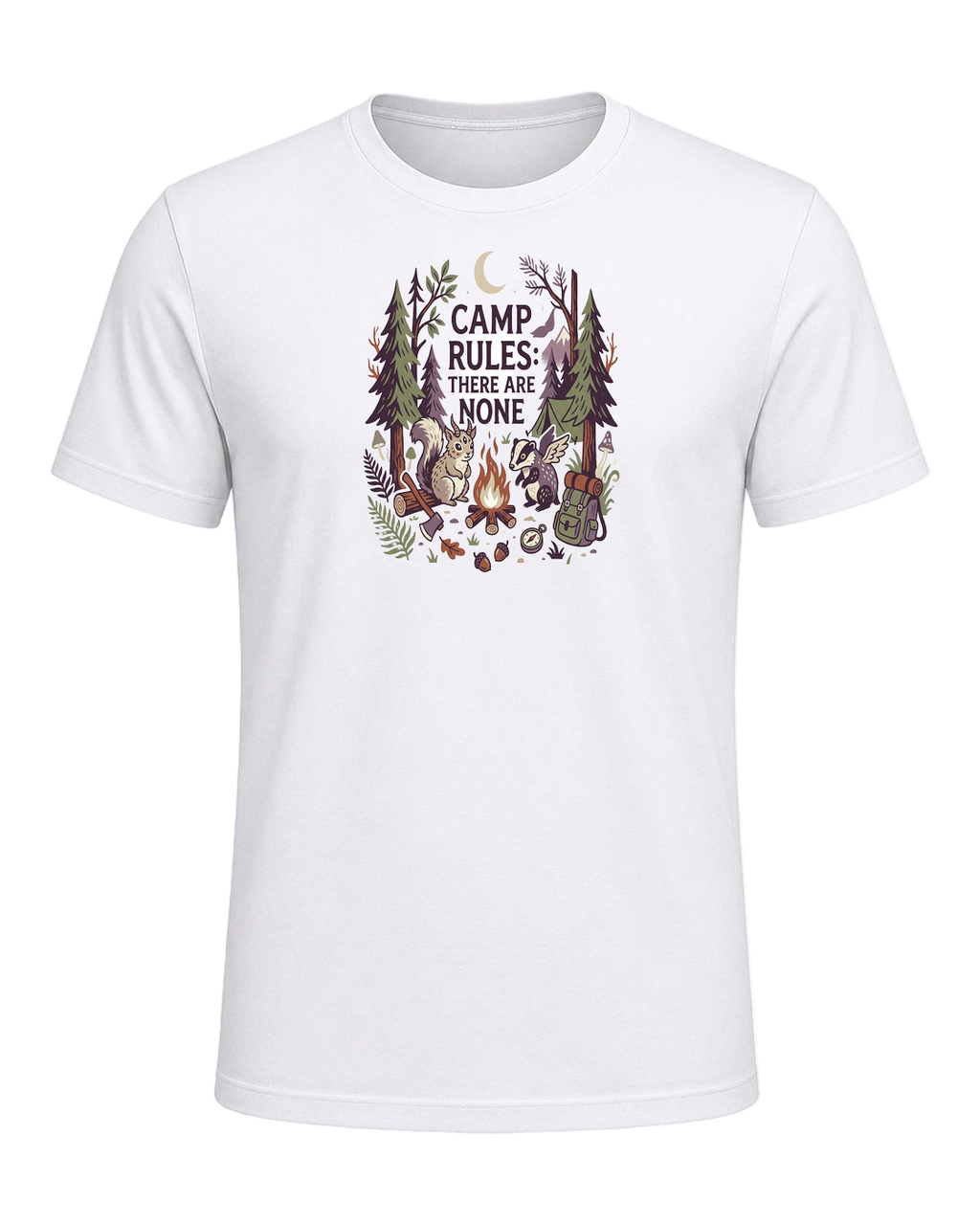 CAMP RULES: THERE ARE NONE — White