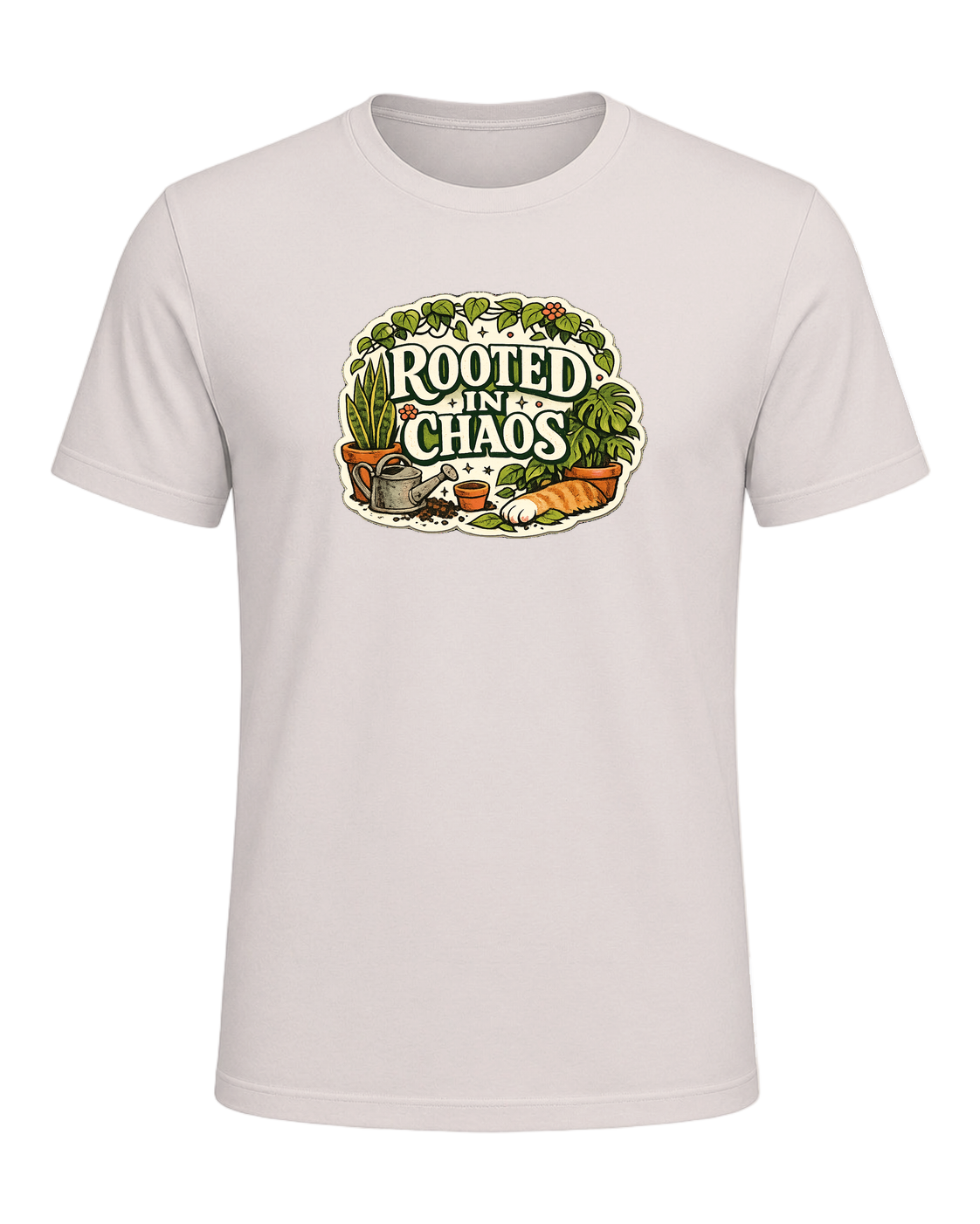 A cozy vintage plant mom tee for anyone beautifully rooted in houseplant chaos. — Heather Dust