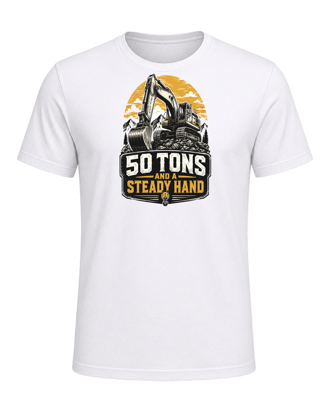 50 tons and a steady hand — White