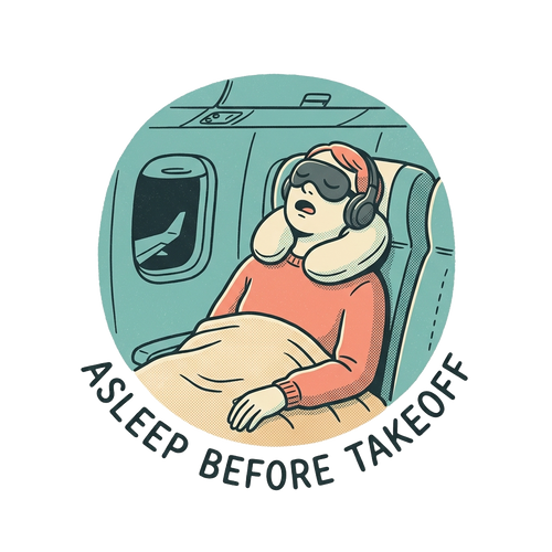 ASLEEP BEFORE TAKEOFF