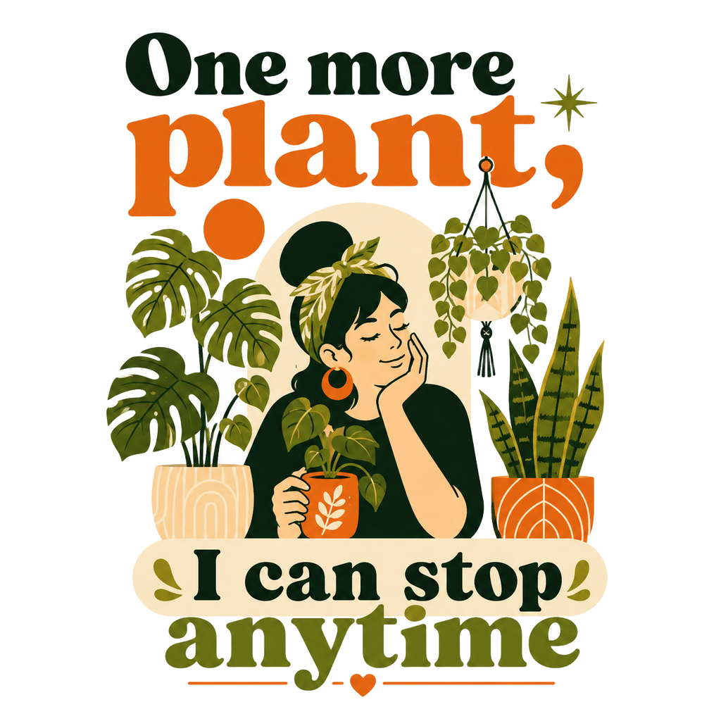 One more plant, I can stop anytime