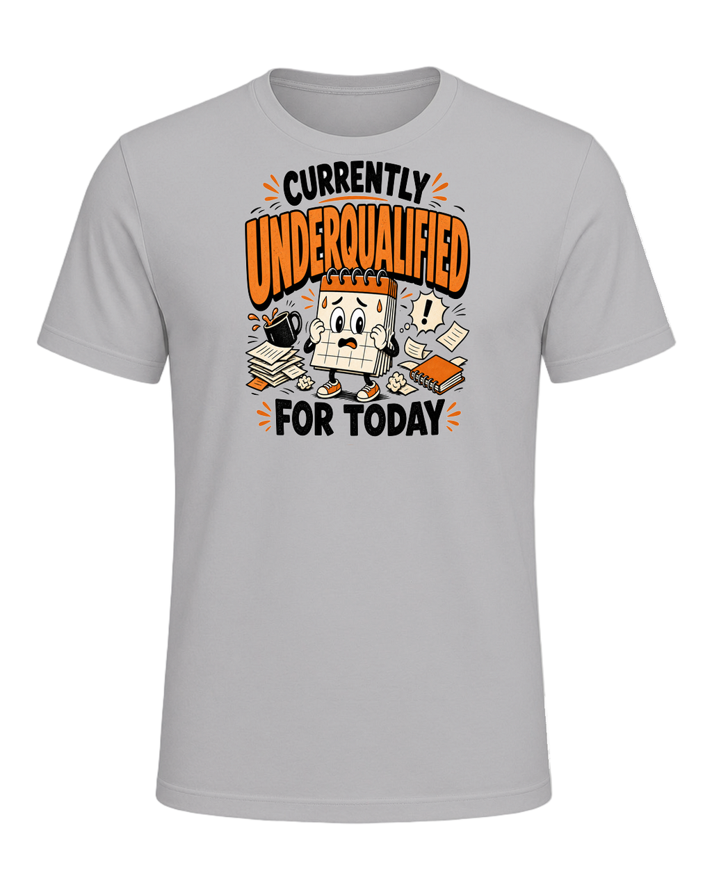 Currently Underqualified For Today — Athletic Heather
