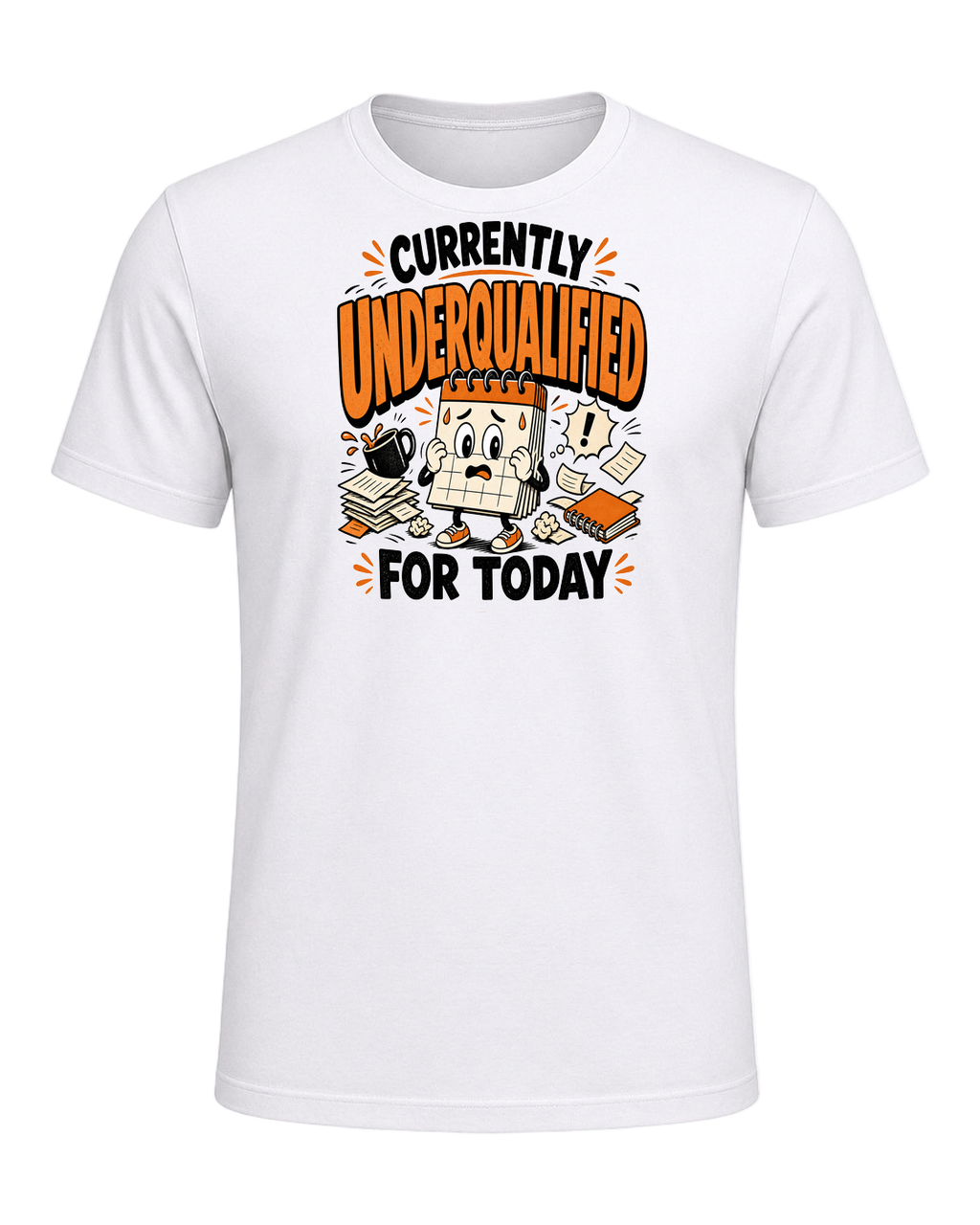 Currently Underqualified For Today — White