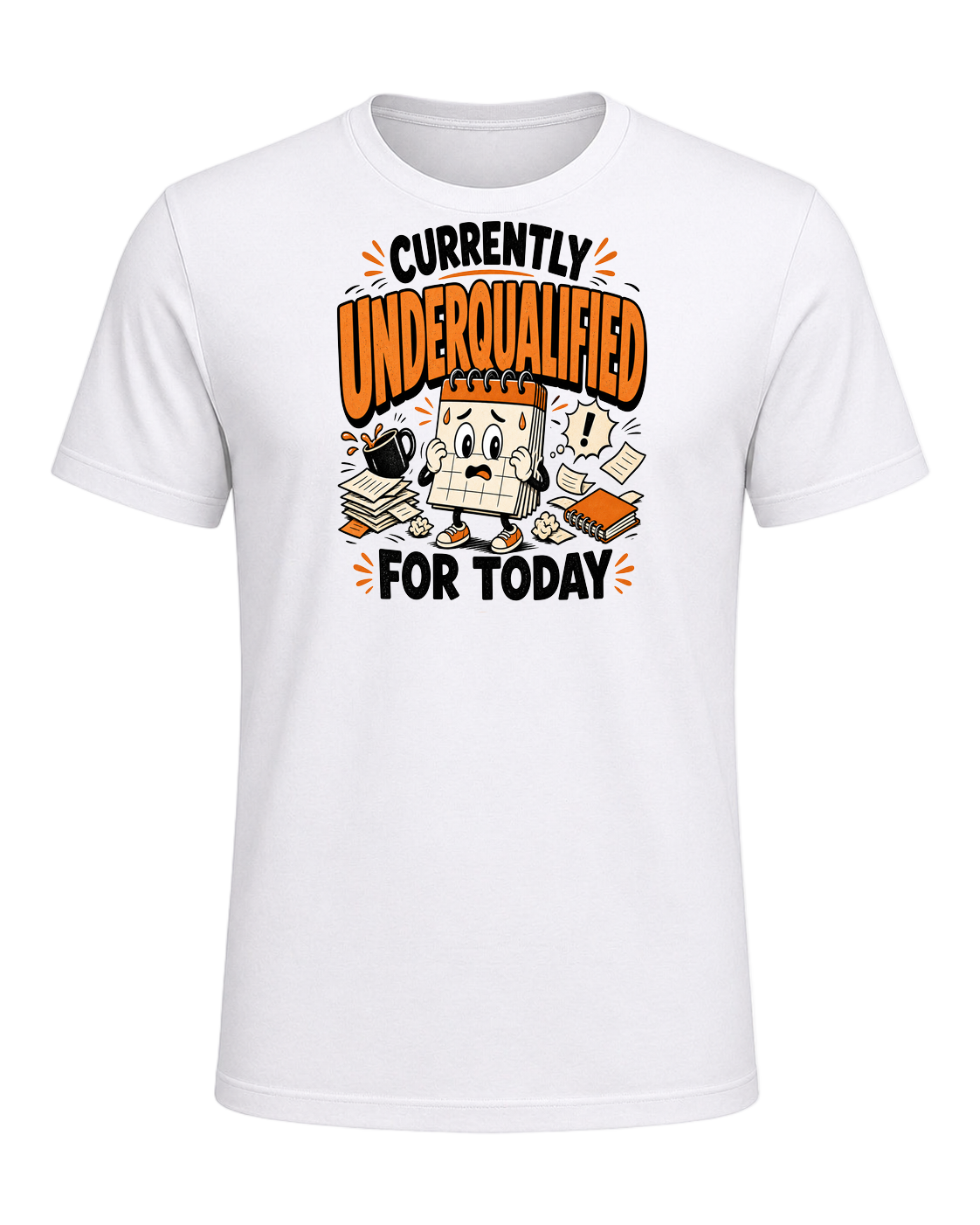 Currently Underqualified For Today — White