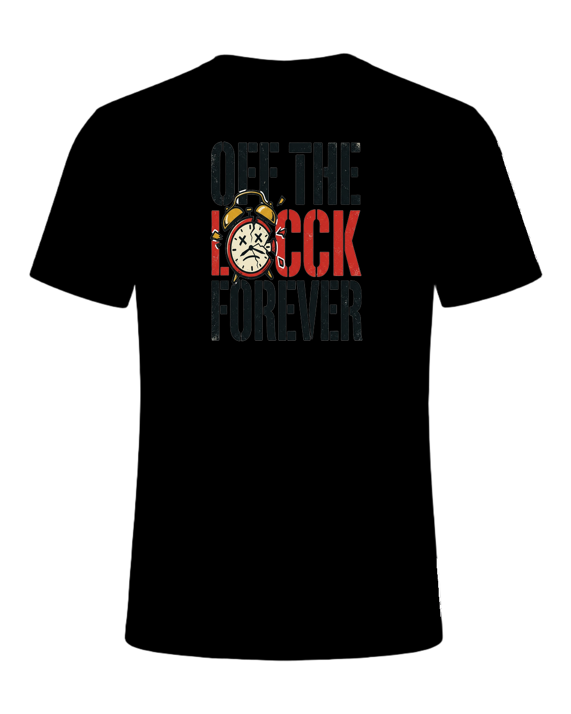Off the clock forever — Black